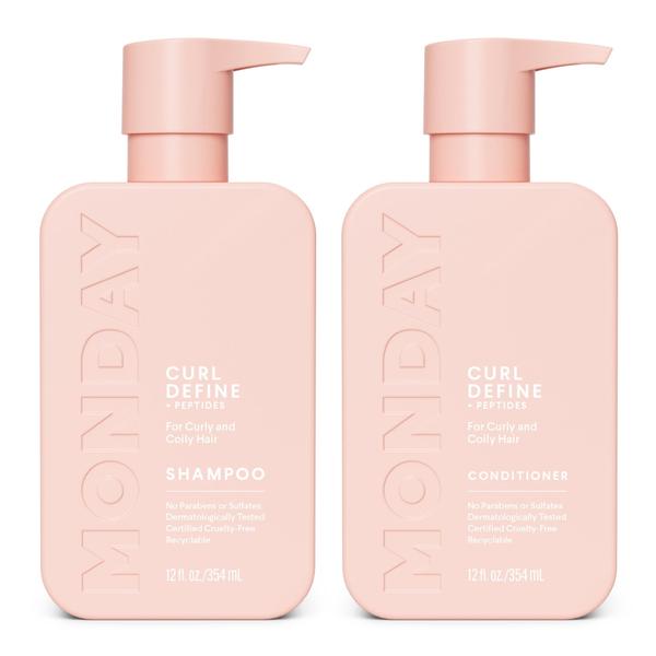 Imagem de Conjunto de shampoo e condicionador MONDAY HAIRCARE Curl Define x2 355ml