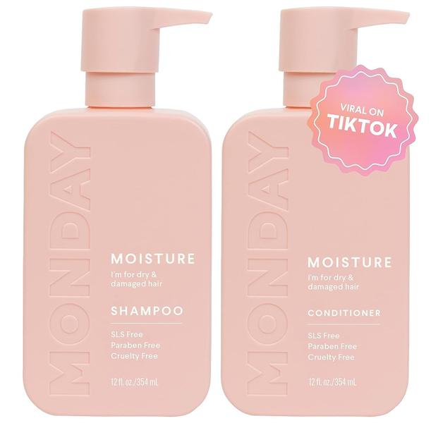 Imagem de Conjunto de shampoo e condicionador MONDAY HAIRCARE Moisture 360ml