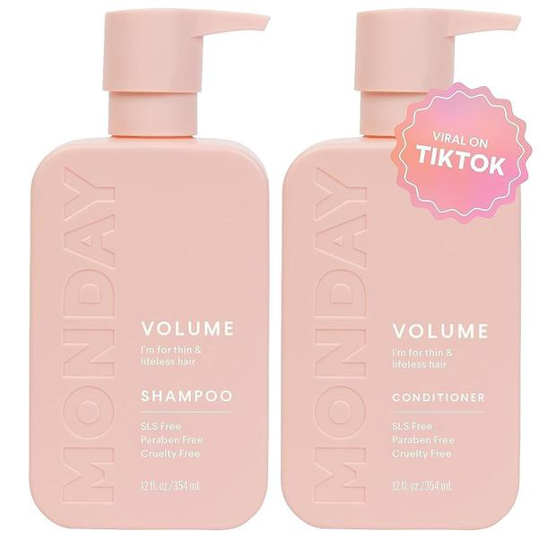 Imagem de Conjunto de shampoo e condicionador MONDAY HAIRCARE Volume 355mL (2x)