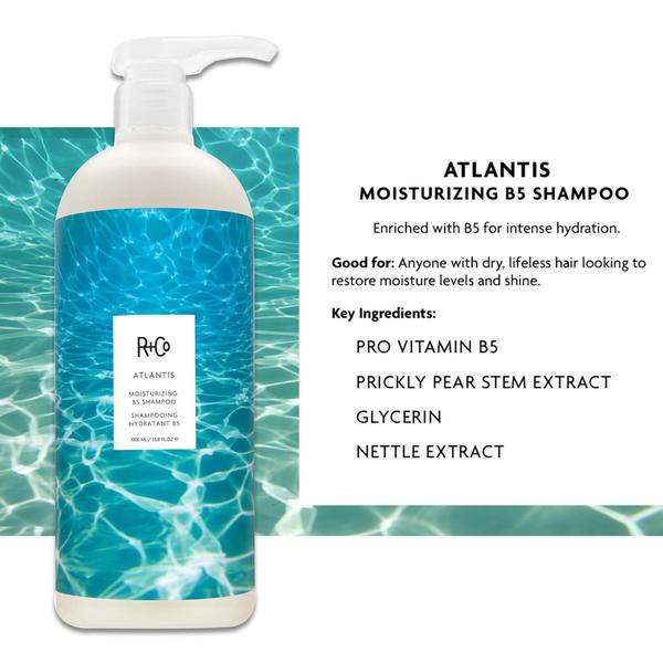 Imagem de Conjunto de shampoo e condicionador R+Co Atlantis Moisturizing 1L