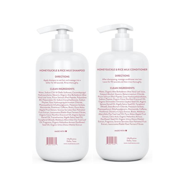 Imagem de Conjunto de shampoo e condicionador Routine Wellness Biotin 414ml