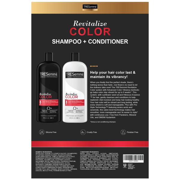 Imagem de Conjunto de shampoo e condicionador TRESemmé Color Revitalize 800 ml