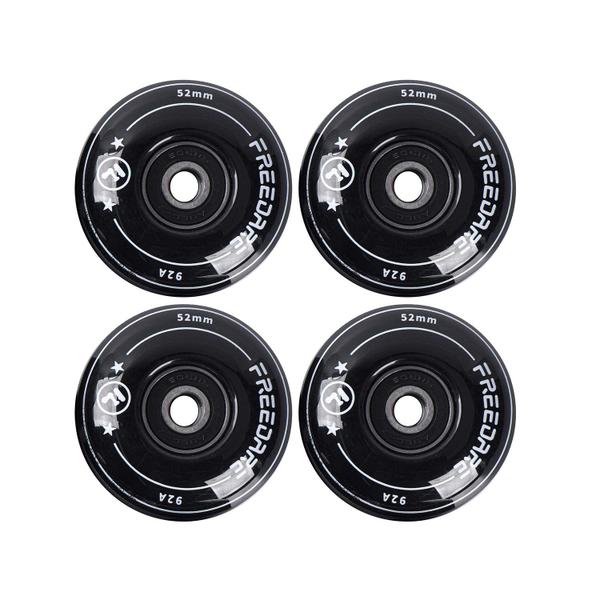 Imagem de Conjunto de skate FREEDARE 5 Trucks Black 52mm Wheels com rolamentos