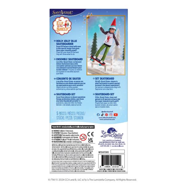 Conjunto de skate The Elf on the Shelf MagiFreez Holly Jolly Ollie Imagem de Conjunto de skate The Elf on the Shelf MagiFreez Holly Jolly Ollie