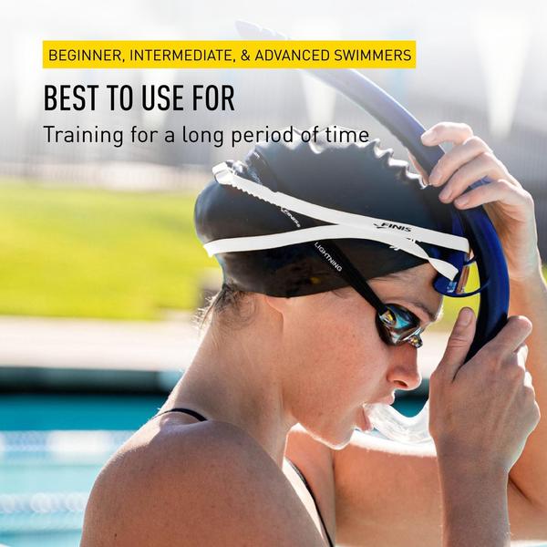 Conjunto de snorkel FINIS Stability Swimmer's Snorkel Navy Imagem de Conjunto de snorkel FINIS Stability Swimmer's Snorkel Navy