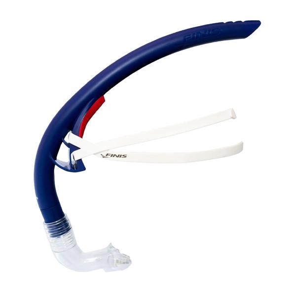 Conjunto de snorkel FINIS Stability Swimmer's Snorkel Navy Imagem de Conjunto de snorkel FINIS Stability Swimmer's Snorkel Navy