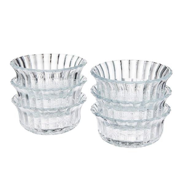 Imagem de Conjunto de Sobremesa 6 Bowls de Vidro Angel 11cmx5cm - Lyor