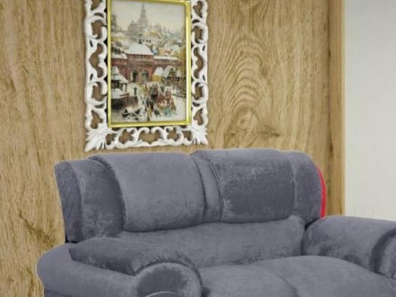 Imagem de Conjunto de sofa 2x3 lugares Cinza- Boareto