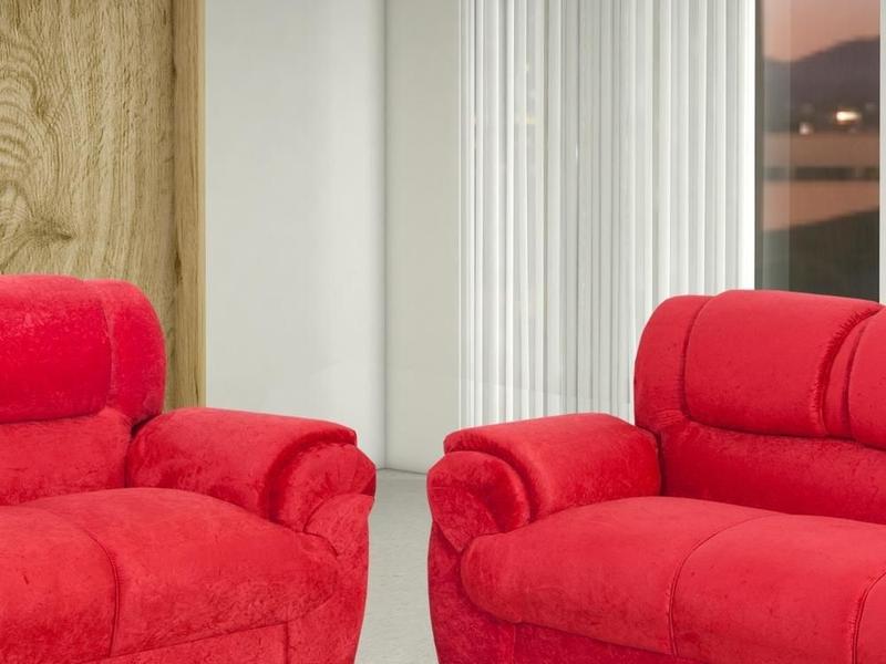 Imagem de Conjunto de sofa 2x3 lugares Vermelho - Boareto