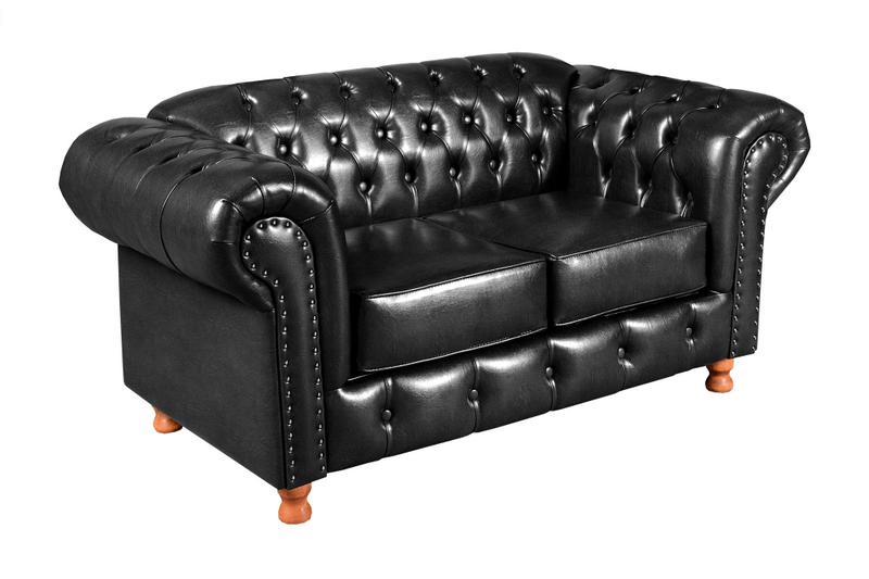 Imagem de Conjunto de Sofá Luís Xv 2 Lugares + 2 Poltronas Chesterfield Capitonê