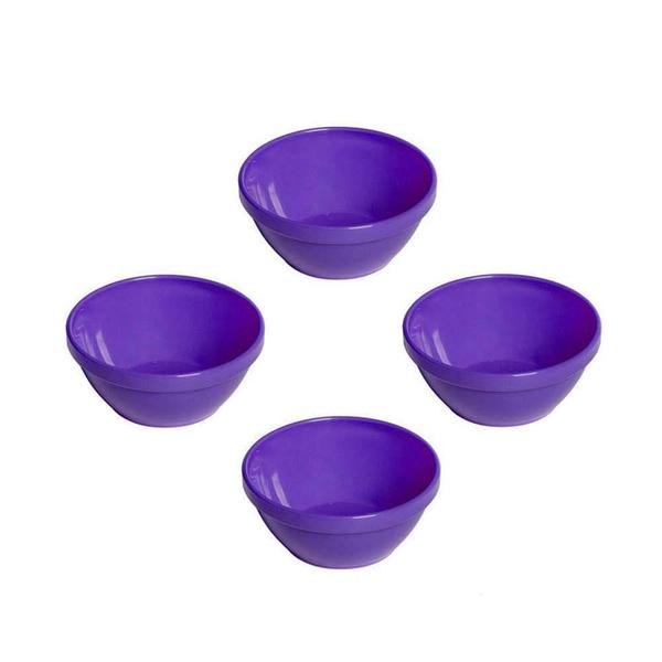 Imagem de Conjunto De Sopeiras Cheff P 250Ml 4Un Polipropileno Roxo