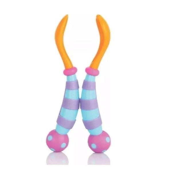 Conjunto de talher baby garfo e colher 12+ nuby Imagem de Conjunto de talher baby garfo e colher 12+ nuby