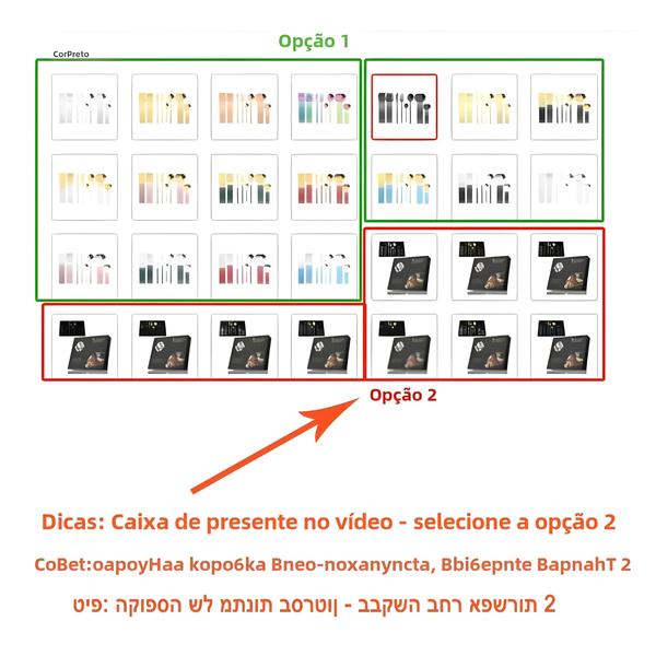 Imagem de Conjunto de Talheres Dourados com Cabo Preto - 24 Peças - Presente