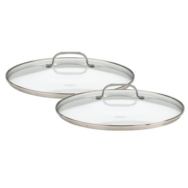 Imagem de Conjunto de Tampas de Vidro Cuisinart Chef's Classic 2 Peças (22 cm e 28 cm)