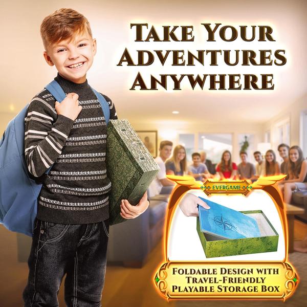 Conjunto de tapetes de jogo EverGame com 6 mapas de batalha de Dungeons & Dragons Imagem de Conjunto de tapetes de jogo EverGame com 6 mapas de batalha de Dungeons & Dragons