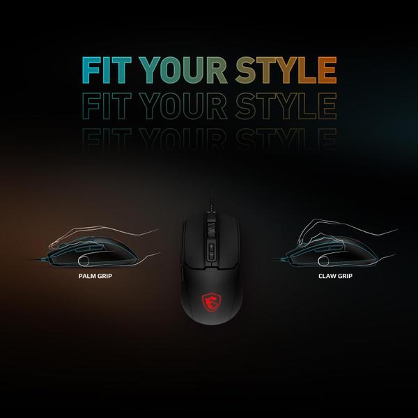 Imagem de Conjunto de teclado e mouse MSI Forge GK100 Combo Gaming RGB