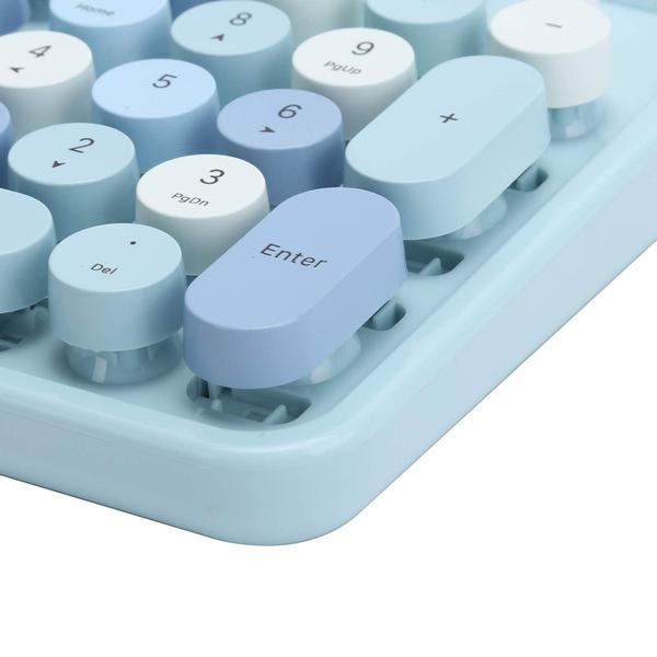 Imagem de Conjunto de teclado e mouse sem fio VGEBY Retro Typewriter Style