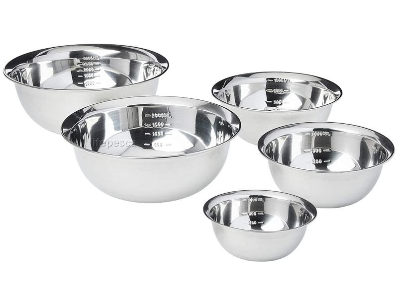 Imagem de Conjunto de Tigelas Bowls em Aço Inox - 5 Peças