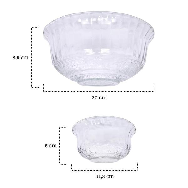 Imagem de Conjunto De Tigelas Bowls Kimglass Para Sobremesa - 7 Peças