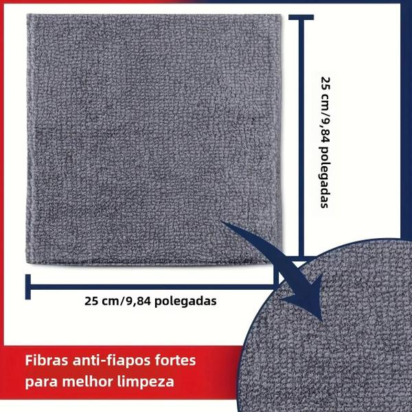 Imagem de Conjunto de Toalhas de Cozinha Ultrafinas - Absorventes e Macias - Cinza Claro