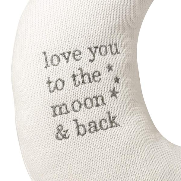 Imagem de Conjunto de travesseiros Lillian Rose White Star and Grey Moon Nursery