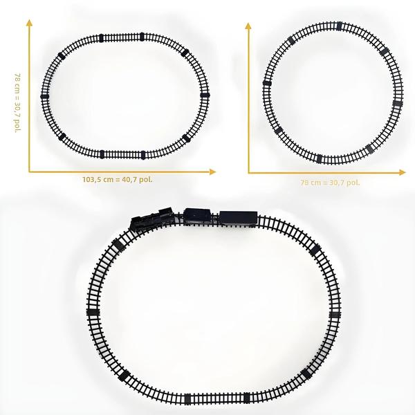 Imagem de Conjunto de Trem Elétrico para Meninos com Luzes, Fumaça e Sons Realistas