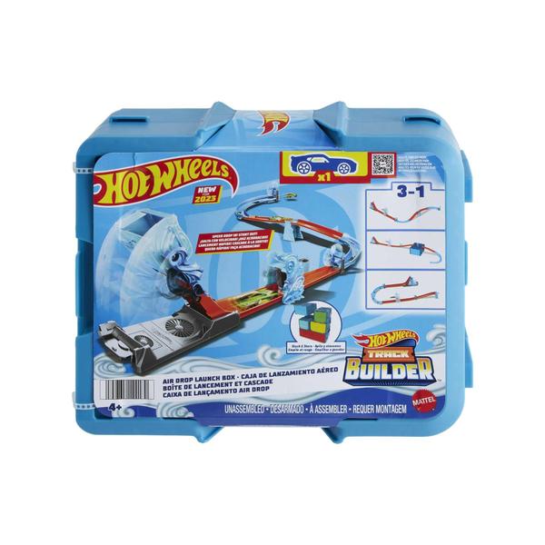 Imagem de Conjunto de trilhos de brinquedo Hot Wheels Track Builder Wind Gravity