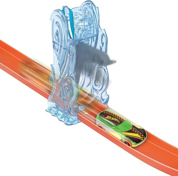 Imagem de Conjunto de trilhos de brinquedo Hot Wheels Track Builder Wind Gravity