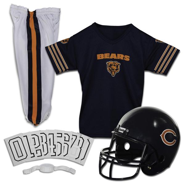 Imagem de Conjunto de Uniforme de Futebol Infantil Franklin Sports Chicago Bears