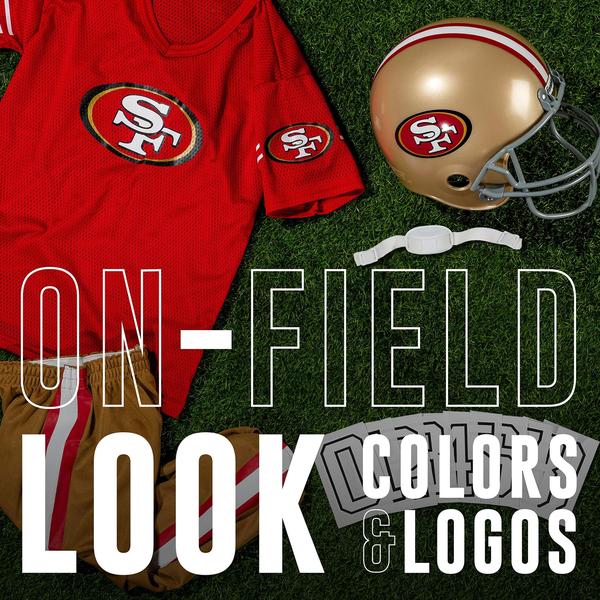 Imagem de Conjunto de Uniforme Infantil Franklin Sports San Francisco 49ers - NFL