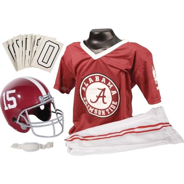 Imagem de Conjunto de uniformes de futebol Franklin Sports NCAA Alabama Kids