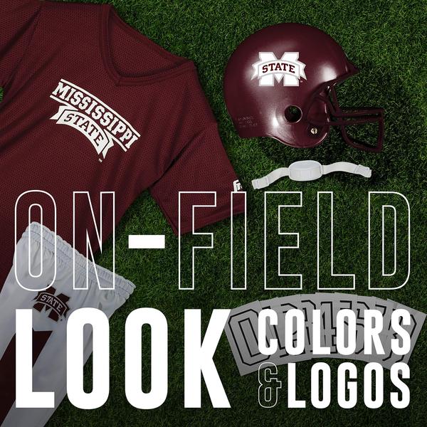 Imagem de Conjunto de uniformes de futebol Franklin Sports NCAA Mississippi State