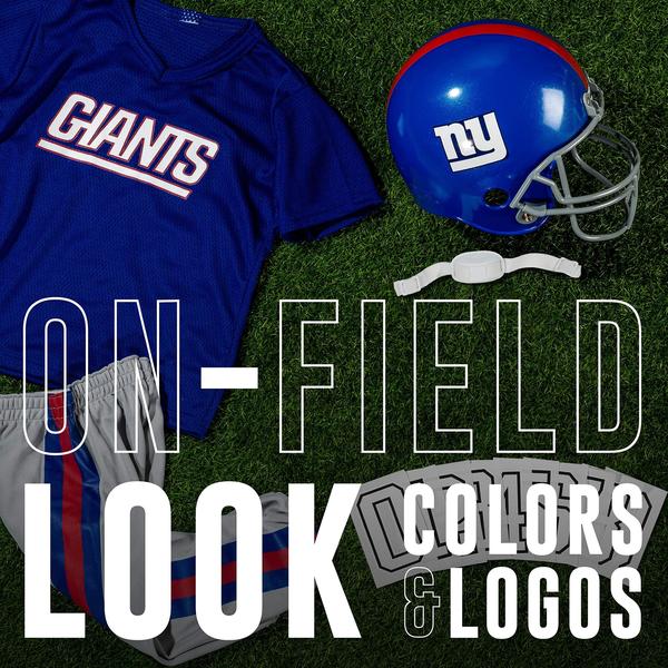 Imagem de Conjunto de uniformes de futebol Franklin Sports New York Giants Kids