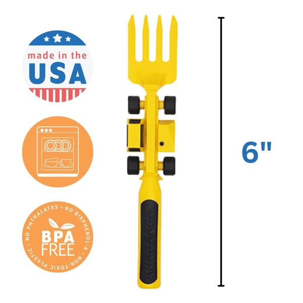 Imagem de Conjunto de utensílios Constructive Eating Toddler Construction USA