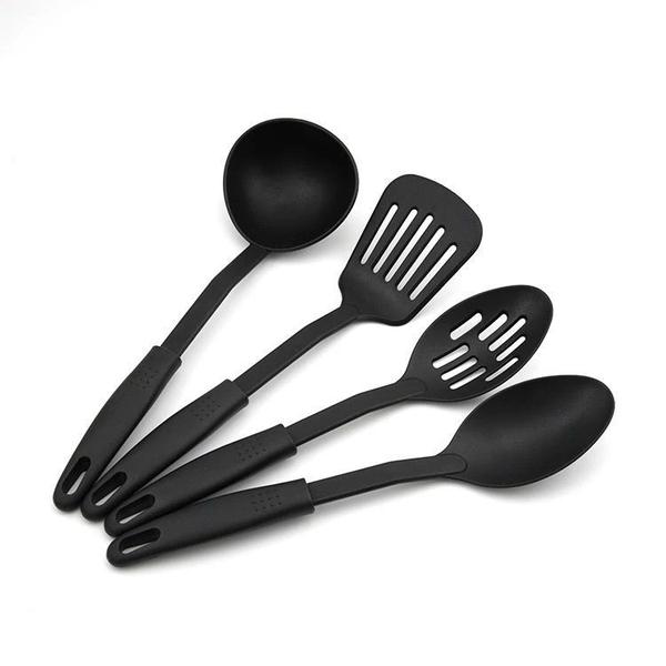 Imagem de Conjunto de utensílios cozinha em nylon com 4 peças durável