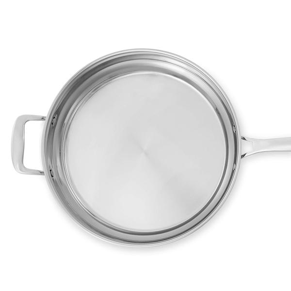 Imagem de Conjunto de utensílios de cozinha Amazon Basics em aço inoxidável de 11 peças Inductio