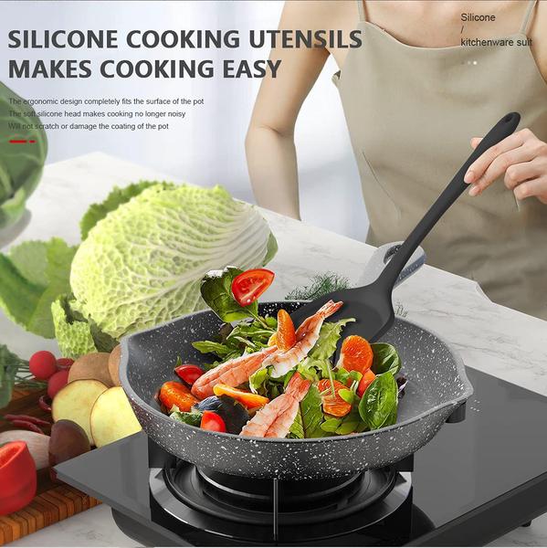 Imagem de Conjunto de utensílios de cozinha AOTHOD Silicone 446 F resistente ao calor