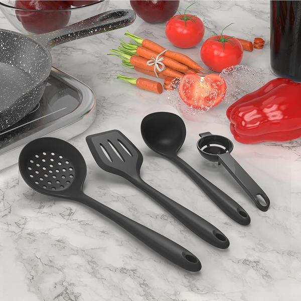 Imagem de Conjunto de utensílios de cozinha AOTHOD Silicone 446 F resistente ao calor