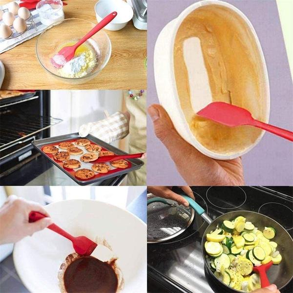 Imagem de Conjunto de Utensílios de Cozinha de Silicone (10 Peças) - Resistente ao Calor e Antiaderente