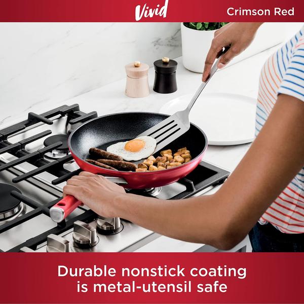 Imagem de Conjunto de utensílios de cozinha Ninja Foodi NeverStick Vivid de 8 peças com tampas