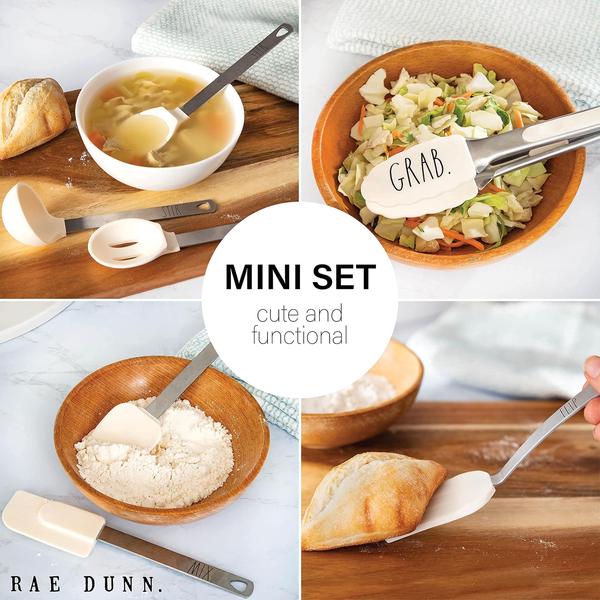 Imagem de Conjunto de utensílios de cozinha Rae Dunn Everyday Collection 9 peças