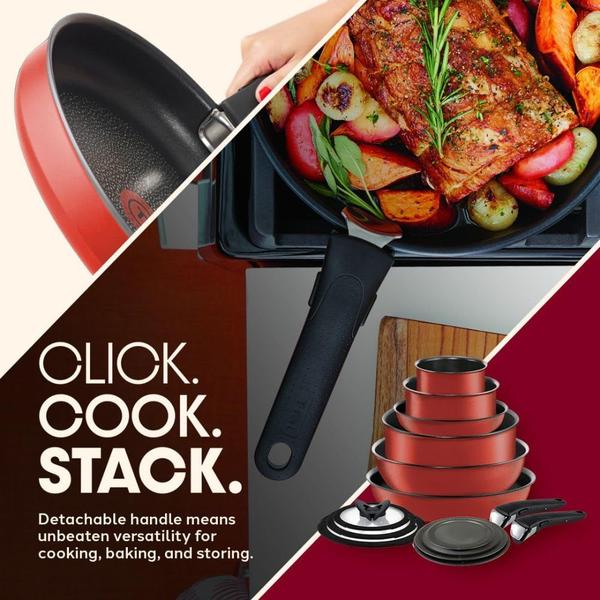 Conjunto de utensílios de cozinha T-fal Ingenio Nonstick de 14 peças de indução Imagem de Conjunto de utensílios de cozinha T-fal Ingenio Nonstick de 14 peças de indução