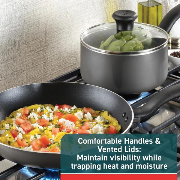 Imagem de Conjunto de utensílios de cozinha T-Fal Initiatives de 22 e 26 cm