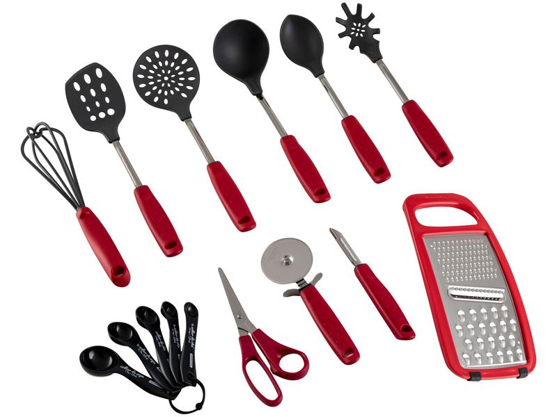 Conjunto de Utensílios Tramontina Utilitá - 15 Peças Conjunto de Utensílios Tramontina Utilitá - 15 Peças