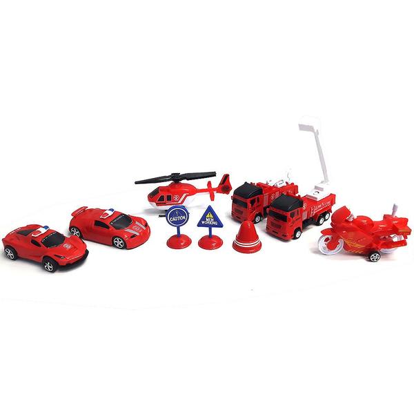 Conjunto de Veículos - Play Machine - Corpo de Bombeiro - Multikids Imagem de Conjunto de Veículos - Play Machine - Corpo de Bombeiro - Multikids