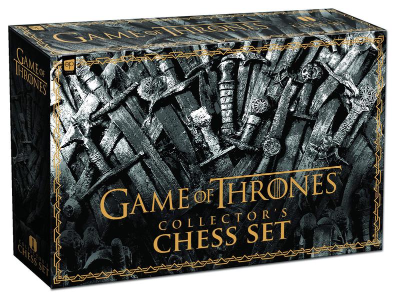 Conjunto de xadrez Conjunto de xadrez de colecionador USAOPOLY Game of Thrones Imagem de Conjunto de xadrez Conjunto de xadrez de colecionador USAOPOLY Game of Thrones
