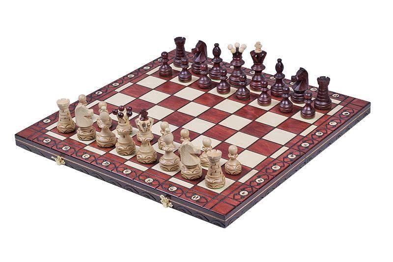 Imagem de Conjunto de xadrez Loja de xadrez e jogos Muba Wooden 55cm Board