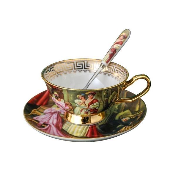 Imagem de Conjunto de xícaras de café Bone China Wokex European Style 250mL