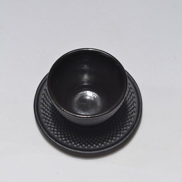 Imagem de Conjunto de xícaras de chá Wokex Genuine Cast Iron 70mL com base e base