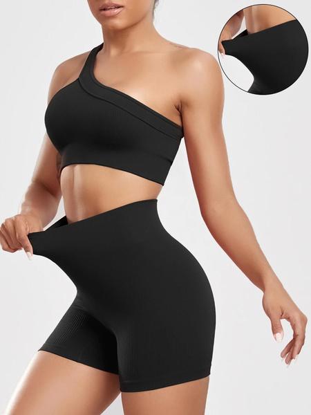 Imagem de Conjunto de Yoga Feminino Sem Costura - Sutiã e Leggings para Fitness e Treino